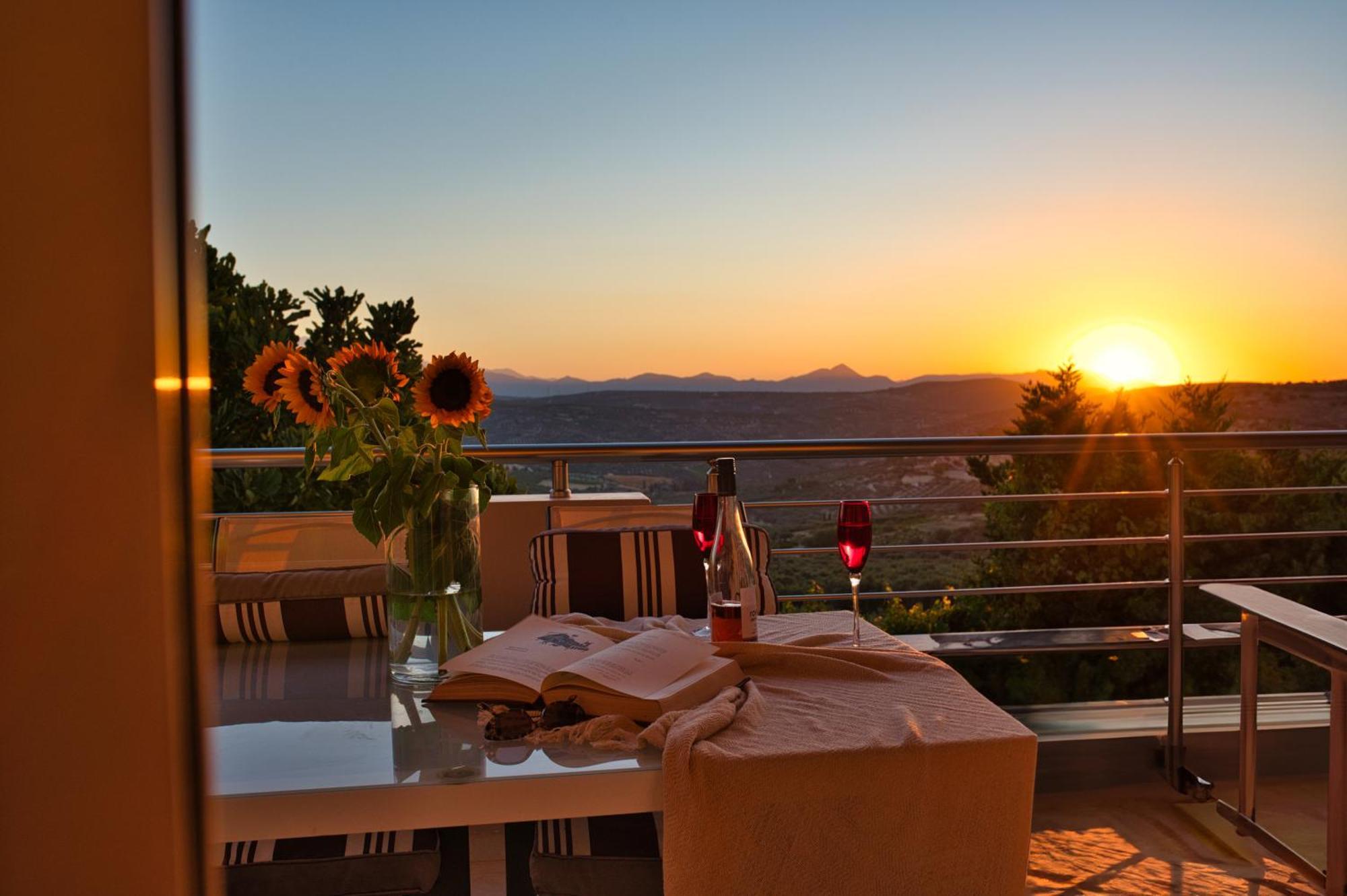 Blue Sky Villa In Crete Epano Vathia Ngoại thất bức ảnh