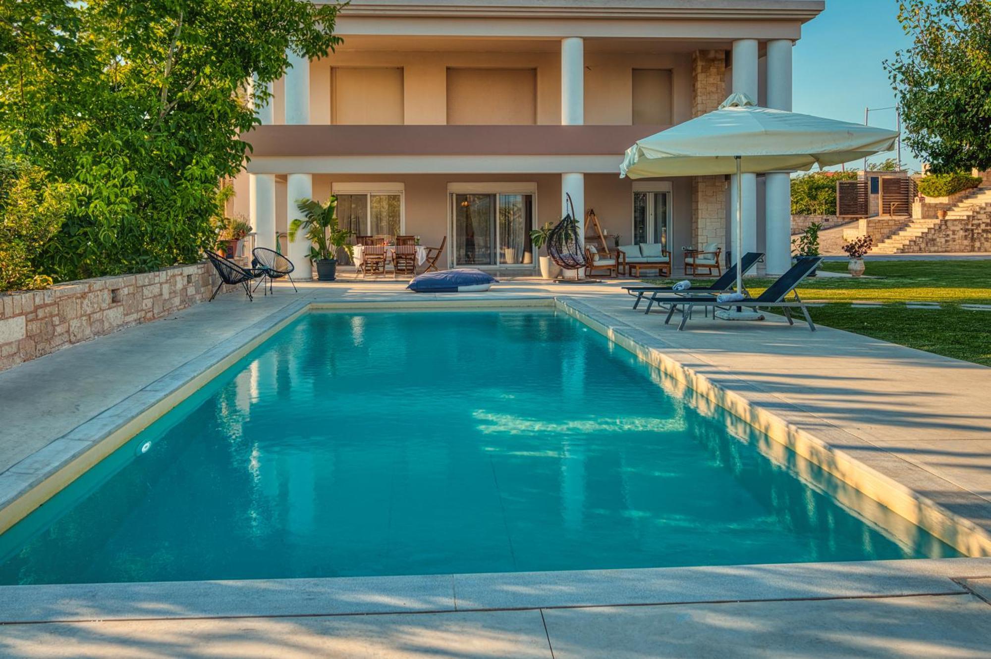 Blue Sky Villa In Crete Epano Vathia Ngoại thất bức ảnh